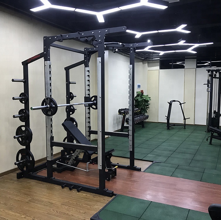 Squat rack with platform