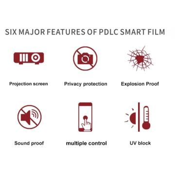 Filme de shab eletrônico inteligente conversível pdlc