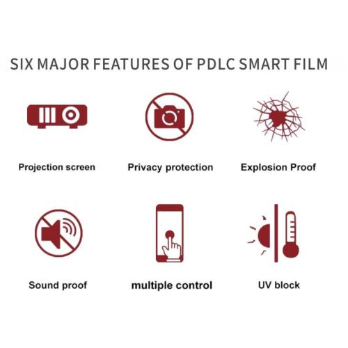 New Arrival PDLC Smart Film With 85% Transmittance