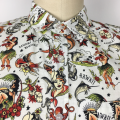 Custom Men's printed polyester cotton Shirts