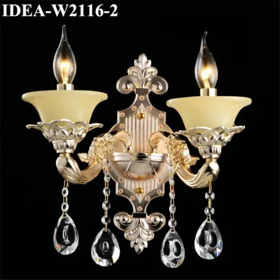 antique wall lamp crystal lighting bedside