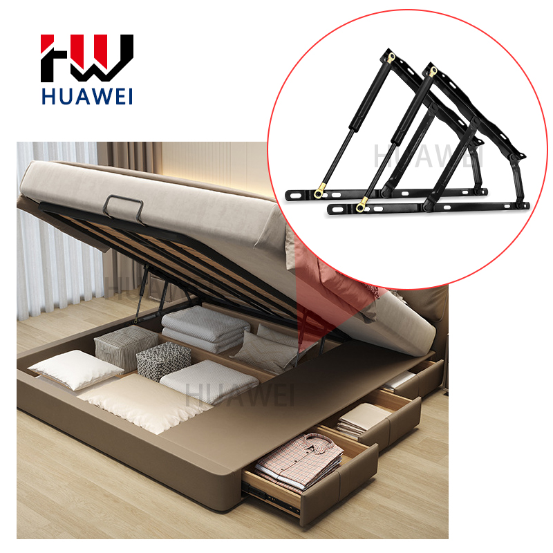 HUAWEI Bed Lifting Mechanism Increase Storage Space Bed Frame Gas Spring Lift Support Pneumatic Hydraulic Hardware Accessories2