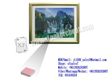 XF New Designation Wall-Picture Backside Camera To See Invisible Markings On The Backs Of Playing Cards