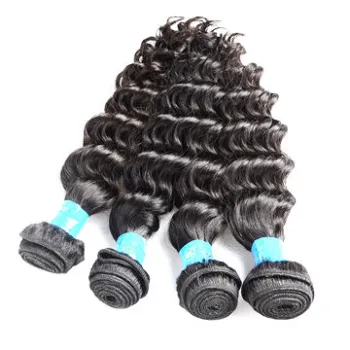 Good quality virgin Brazilian deep wave hair weave