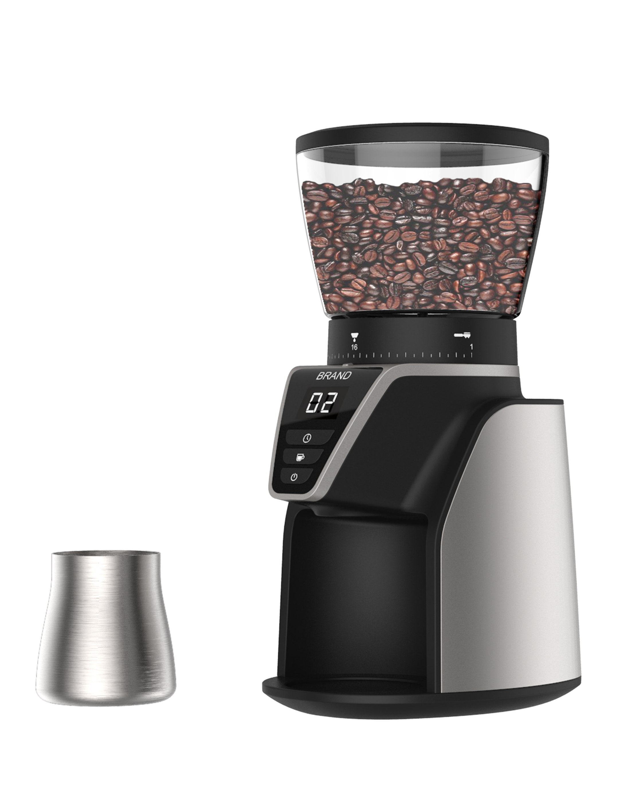 Electric Burr Coffee Grinder with 31 Grind Settings - China Digital Display Coffee  Grinder and Conical Burr Coffee Grinder price