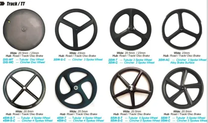 CBK T700 lightweight carbon fiber 700C road track 3 spoke bicycle wheel