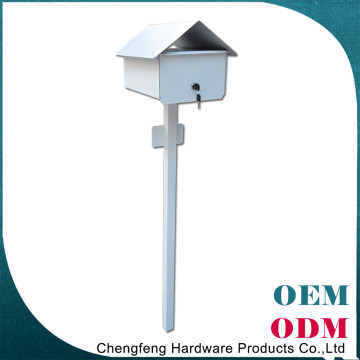 Factory Direct Sale Fashional Wrought Galvanized Unique Mailbox Design