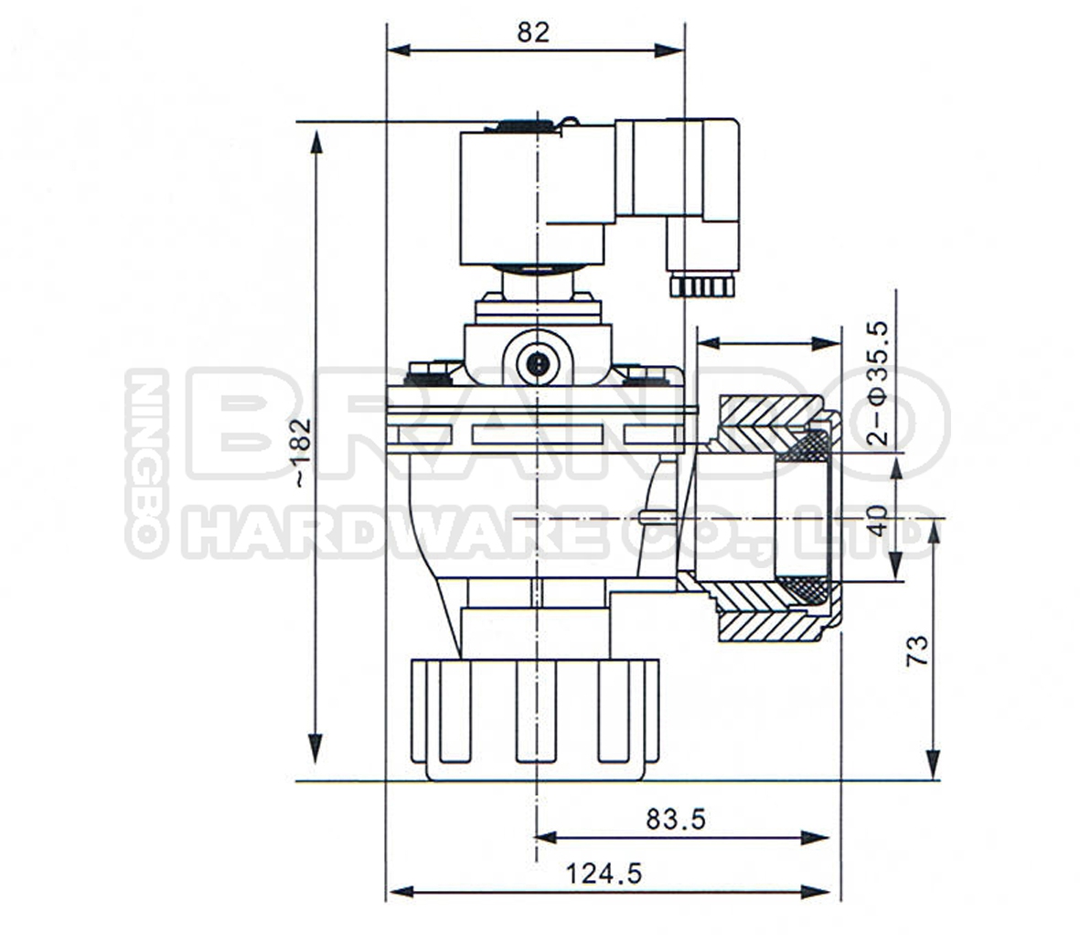 CA25DD Goyen Type Pulse Jet Valve 24VDC 220VAC