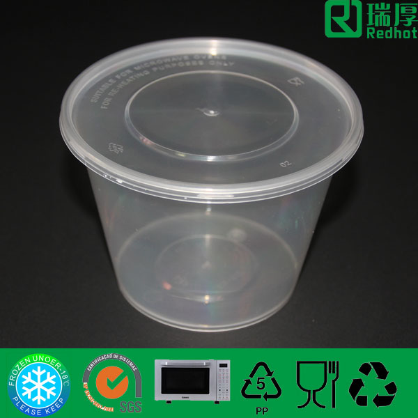 Plastic Disposable Food Container Soup Bowl (A500)