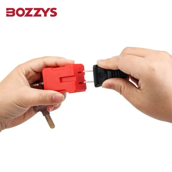 Insulation Durable American Standard Plug Lockout for Electrical Lockout Tagout (50*35*23mm)