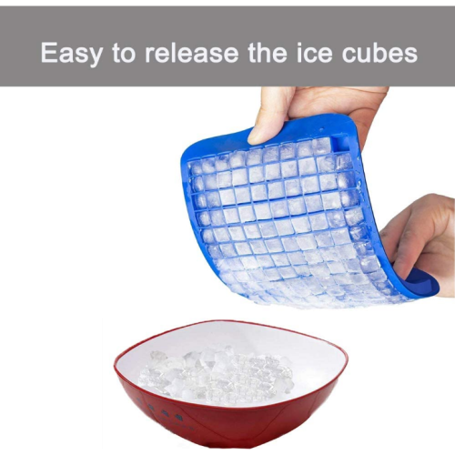 Flexibele 160-holte siliconen mini-ijsblokjesbakken