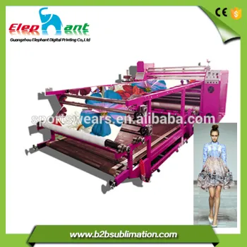 High quality cheapest rotary heat transfer machine Roll to roll T-shirt printing