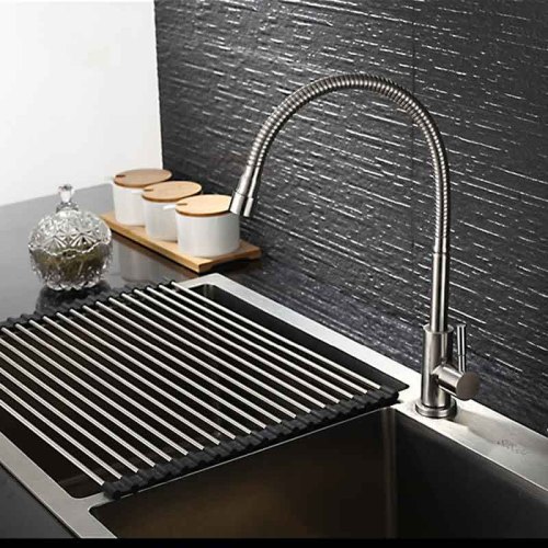 Any Rotating Single Cold Kitchen Faucet 304 Stainless-Steel Any Rotating Single Cold Kitchen Faucet Factory