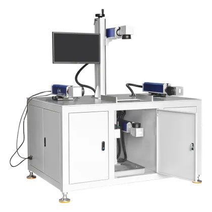 Multiple MOPA Fiber Lasers Marking Machine