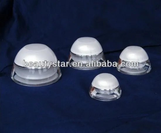 Domed Acrylic Cream Jar
