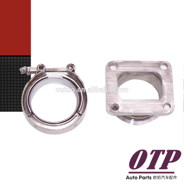 T4 turbo flange To 3" V-band Conversion Adaptor with V Band clamp kits