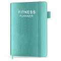 A5 Hardcover Leather Daily Health And Fitness Planner