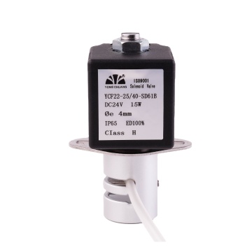 Yongchuang YCF22 Double Silicon Tube Pinch Solenoid Valve: Beverage and Medical Industry Solution