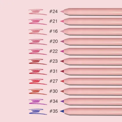 39 Color Rotatable Twist Up Matte Lip Liner Pencil - Waterproof Long Lasting Lip Liner