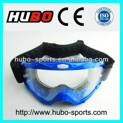 blue frame anti slip silicone strap best cheap motorcycle goggles