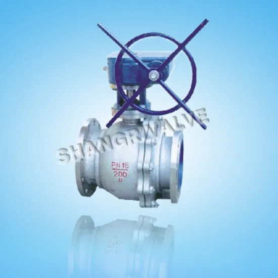 Worm Gear Flanged Ball Valve (Type: Q341F)