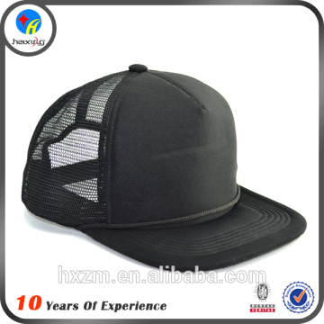 Wholesale flat brim foam trucker cap