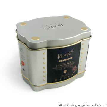 Tea tin container