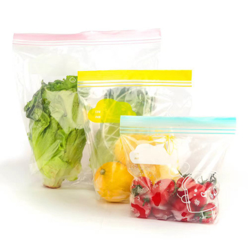 Self-Sealing Double Ziplock Bag for Fruit and Vegetable Storage