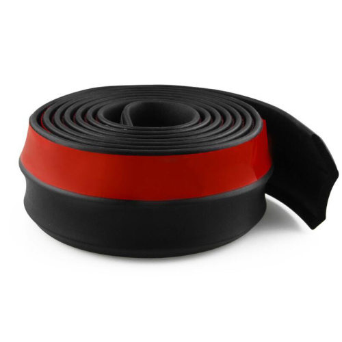 Black Front Bumper Rubber Protector Car bumper rubber strip car lip splitter protector Supplier