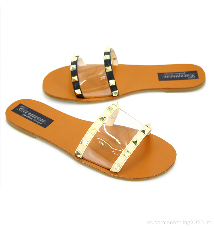 Sandalias de mujer con tacones especiales Planos cotidianos