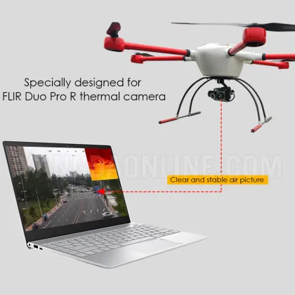 3 axis drone gimbal for flir duo pro r thermal camera