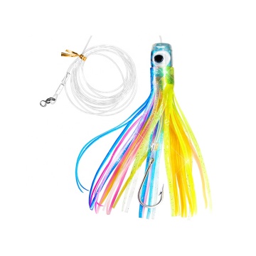 8 Inch 12 Inch Resin Head Boat Fishing Octopus Squid Skirt Lure for Tuna and Big Game Trolling