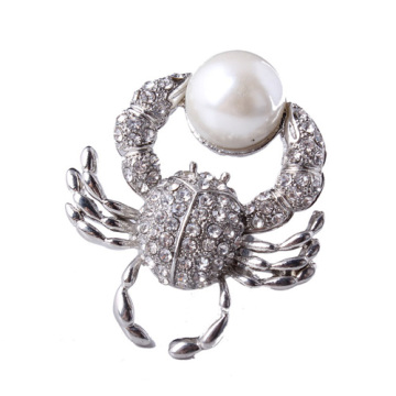 Fashion Jewelry Animal Rings With Large Pearl Design