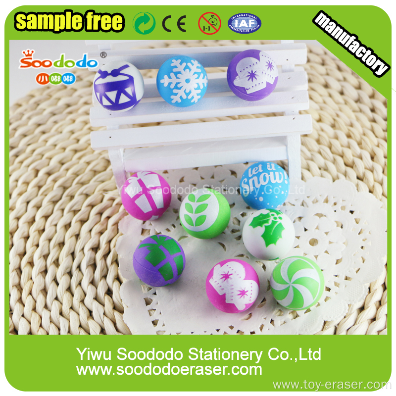 Fancy Ball Erasers For School Students