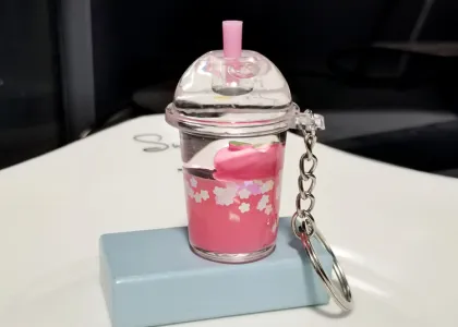 Unique Boba-Themed Accessories: Explore Pearl Milk Tea Cup, Teddy Bear, and Floating Boba Keychains
