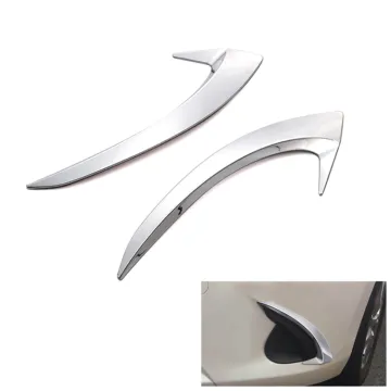 Chromed ABS Front Fog Lamp Trim for Mazda Demio DJ 2017