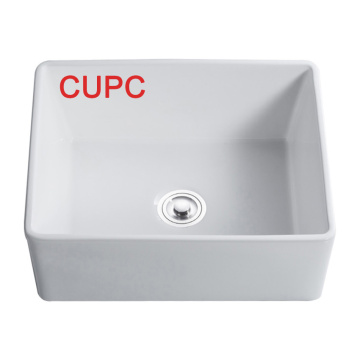 2024 Popular Solid Surface Porcelain Farmhouse Kitchen Sinks
