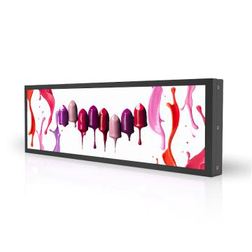 Ultra Wide LCD Display for Supermarket Shelf Advertising