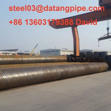 API 5L coated sl-1400 epoxy large diameter Spiral steel pipe for water and sewer