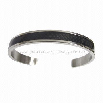Carbon Fiber Stainless Steel Bangle