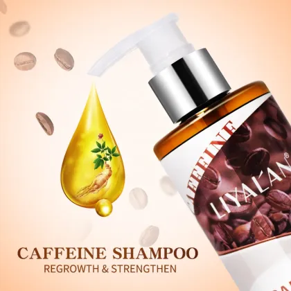 Private Label Hair Care Nourish Natural Caffeine Anti Hair Loss Hair Growth Shampoo
