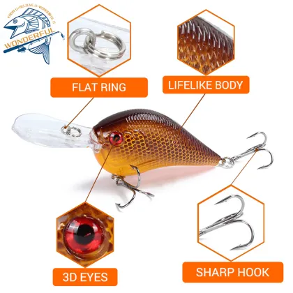 Various Color Crankbait Fishing Lures - New Bait Artificial Bait Manufacturers