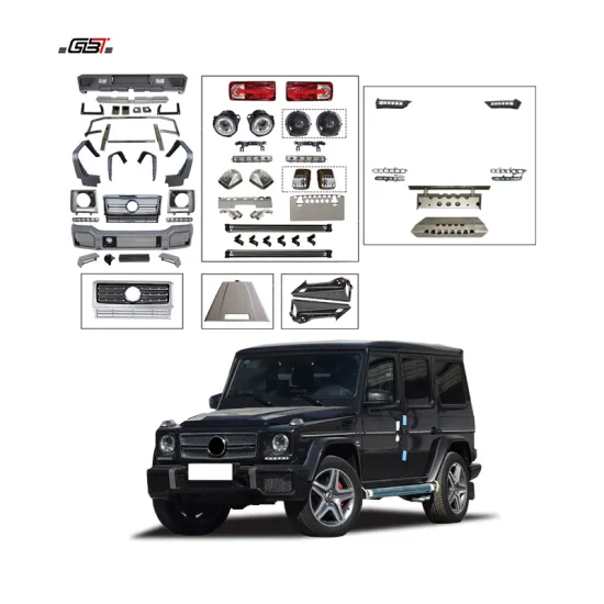 GBT Popular Conversion Kit for Mercedes G65 Exterior Bumper Grille - Compatible with 1991-2017 Benz G-Class W463