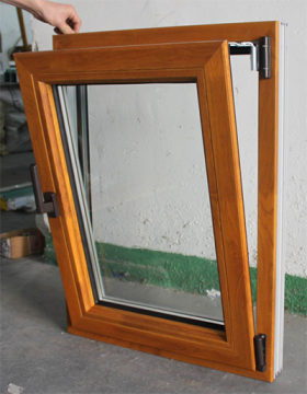 Aluminium Sliding Pivot Engsel Tilt Dan Putar Jendela Melayang Dengan Casement Kaca