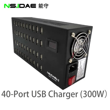 Smart USB charger 40-port 300W