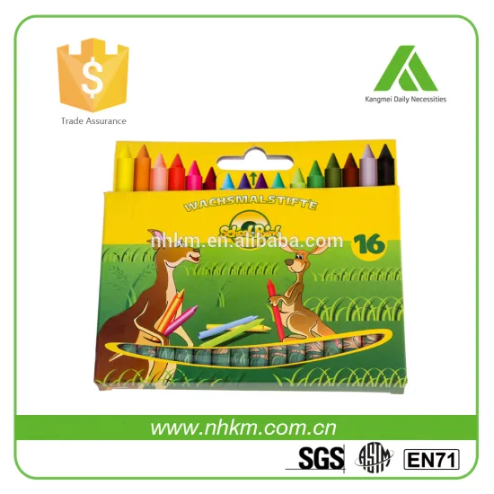 Promotion school kids drawing colorful crayon set