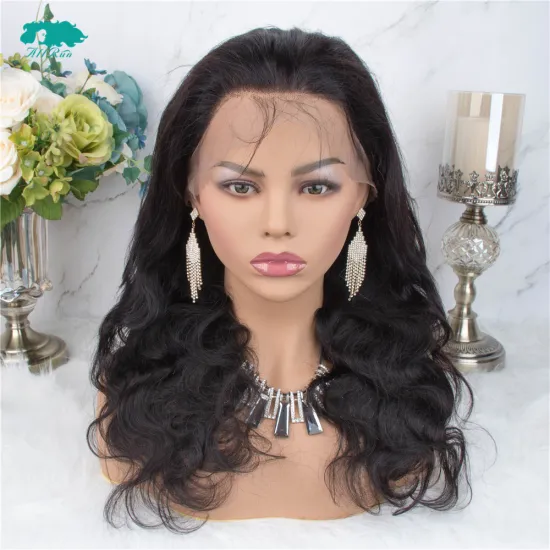 BEST black human hair wigs,human hair body wave 360 lace front wigs