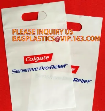 Handle Zipper lock bags, plastic zipper garment handle bags, Handle zipper top pouch printed transparent pvc bag