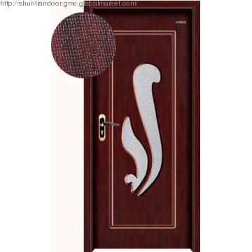 New style PVC Wooden Door SD-0912