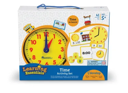 Montessori Sensory Toys: Comprehensive Educational Clock for Kids - Fostering Mathematics, Clocks and Time Understanding through Interactive Play